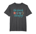 Beach Vacation Beach Is My Therapy T-Shirt - Minimalist Print Men Women - T-Shirt, Sweatshirt, Hoodie