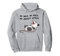 My Neck My Back My Anxiety Attack Possum Hoodie - Aesthetic Graphic Unisex - T-Shirt, Sweatshirt, Hoodie
