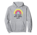 Keep Going Almost There Rainbow Hoodie - Unique Graphic Men Women - T-Shirt, Sweatshirt, Hoodie