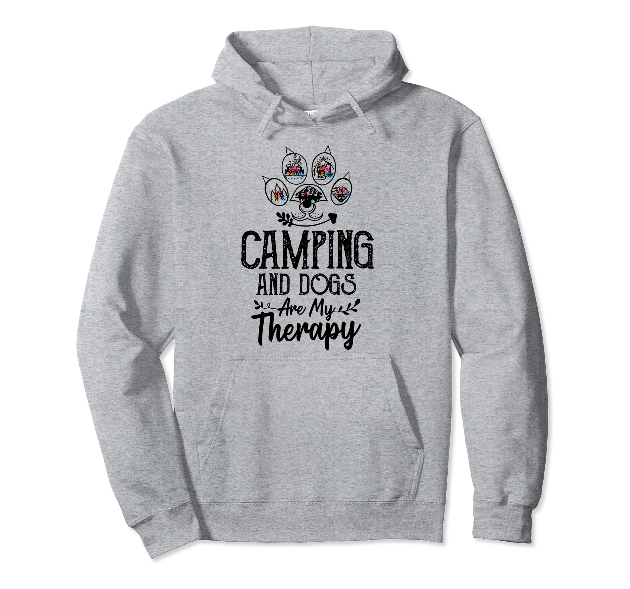 Mountain Funny Camping And Dog Are My Hoodie - Casual Everyday Wear Unisex - T-Shirt, Sweatshirt, Hoodie