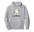 Cat Lover Channel Your Inner Meow Meditation Hoodie - Unique Graphic Unisex - T-Shirt, Sweatshirt, Hoodie