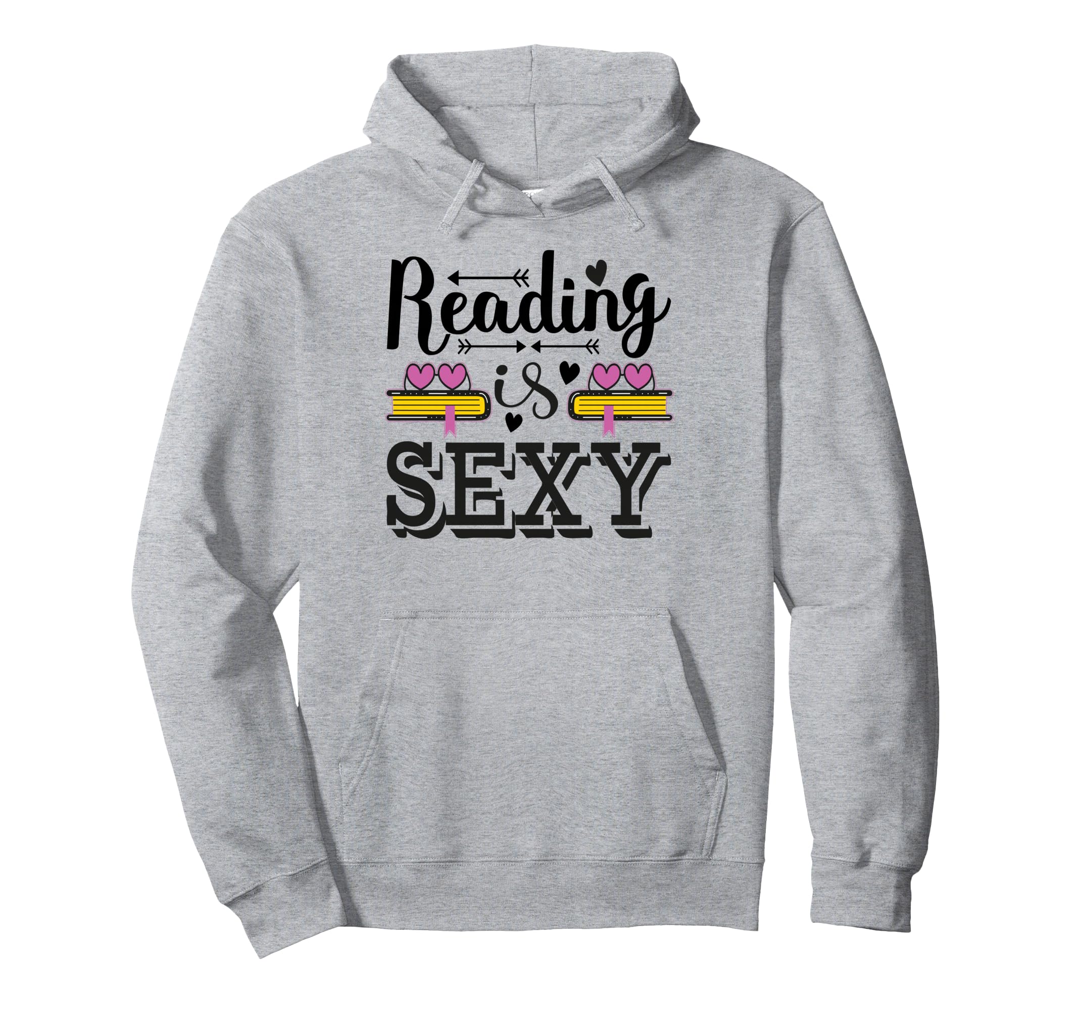 Reading Is Sexy Funny Book Lover Bookworm Hoodie - Unique Graphic Unisex - T-Shirt, Sweatshirt, Hoodie