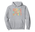 Groovy Mental Health Matters Human Brain Hoodie - Graphic Print for Adults - T-Shirt, Sweatshirt, Hoodie