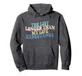 Bookish Tbr List Longer Than My Life Hoodie - Graphic Print Unisex - T-Shirt, Sweatshirt, Hoodie