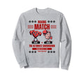 Heart Vs Brain Boxing Match Funny Sweatshirt - Trendy Graphic Men Women - T-Shirt, Sweatshirt, Hoodie