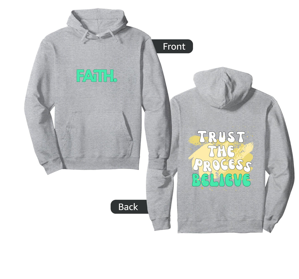 Trust Process Hoodie - Minimalist Print for Adults - T-Shirt, Sweatshirt, Hoodie