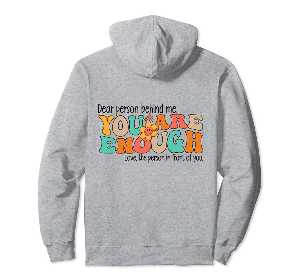 Groovy Smiling Face Dear Person Hoodie - Fun Novelty Design for Adults - T-Shirt, Sweatshirt, Hoodie