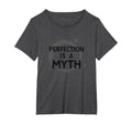 Perfection Is Myth Progress Over T-Shirt - Aesthetic Graphic for Adults - T-Shirt, Sweatshirt, Hoodie