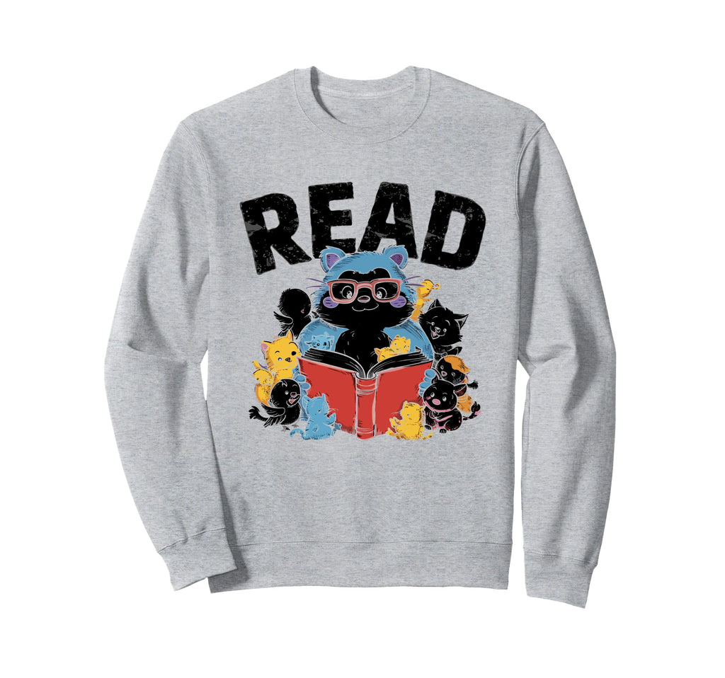Read Bookworm Reading Library Sweatshirt - Fun Novelty Design for Adults - T-Shirt, Sweatshirt, Hoodie