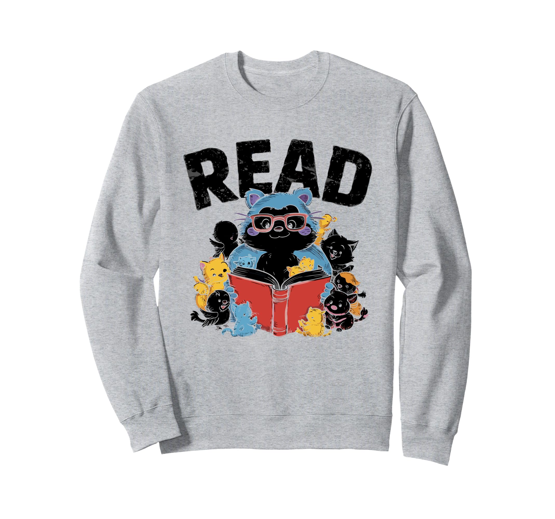Read Bookworm Reading Library Sweatshirt - Fun Novelty Design for Adults - T-Shirt, Sweatshirt, Hoodie