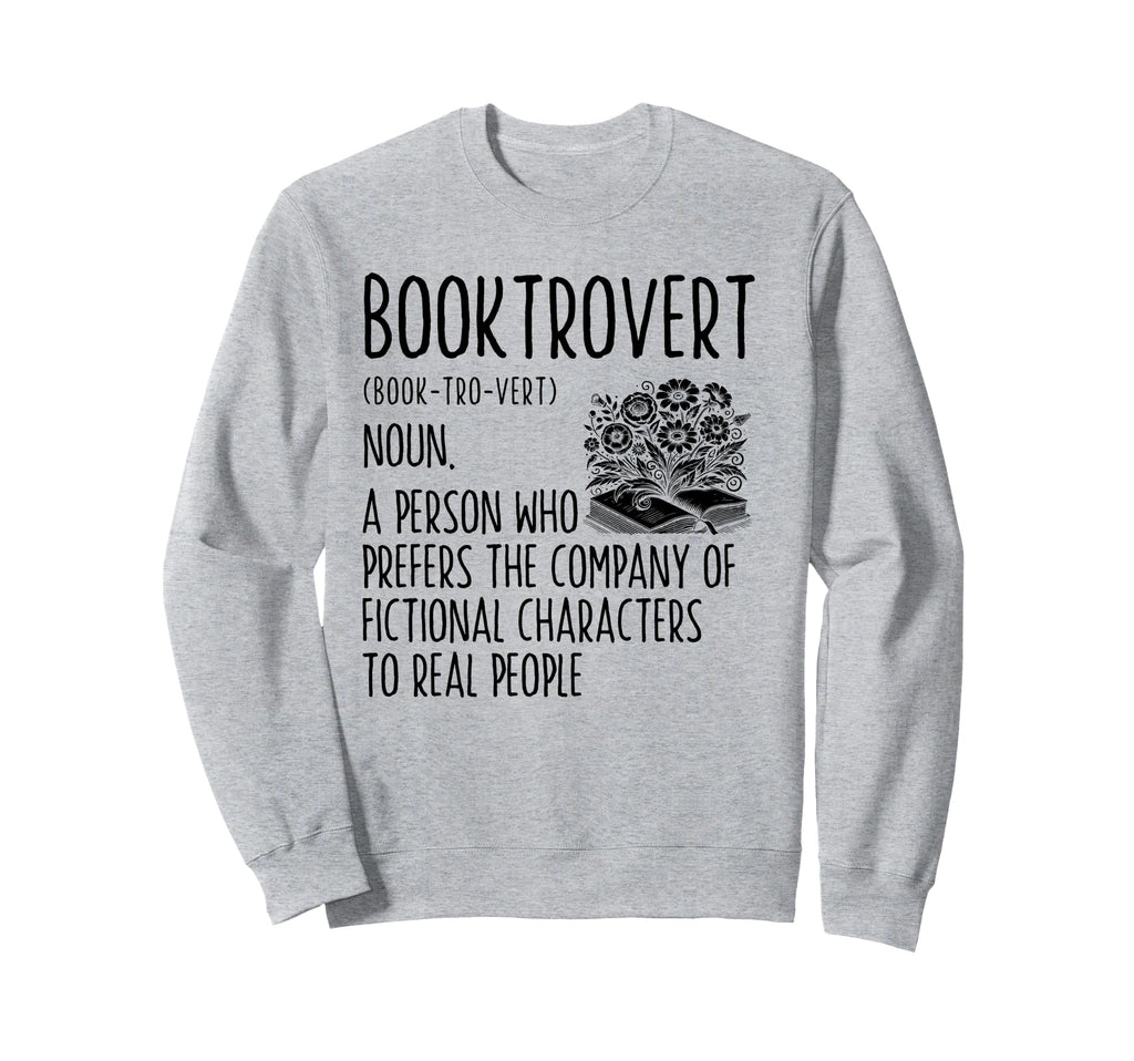 Booktrovert Definition Bookworm Sweatshirt - Aesthetic Graphic Men Women - T-Shirt, Sweatshirt, Hoodie