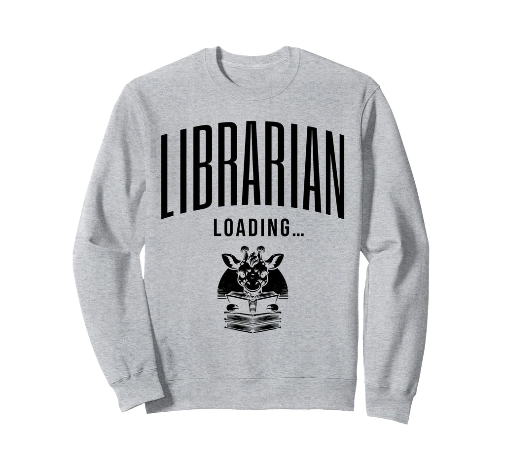 Librarian Loading Library Book Sweatshirt - Minimalist Print Unisex - T-Shirt, Sweatshirt, Hoodie