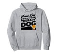 Proud Dad Therapy Dog Paw Trophy Mens Hoodie - Custom Art Print for Adults - T-Shirt, Sweatshirt, Hoodie
