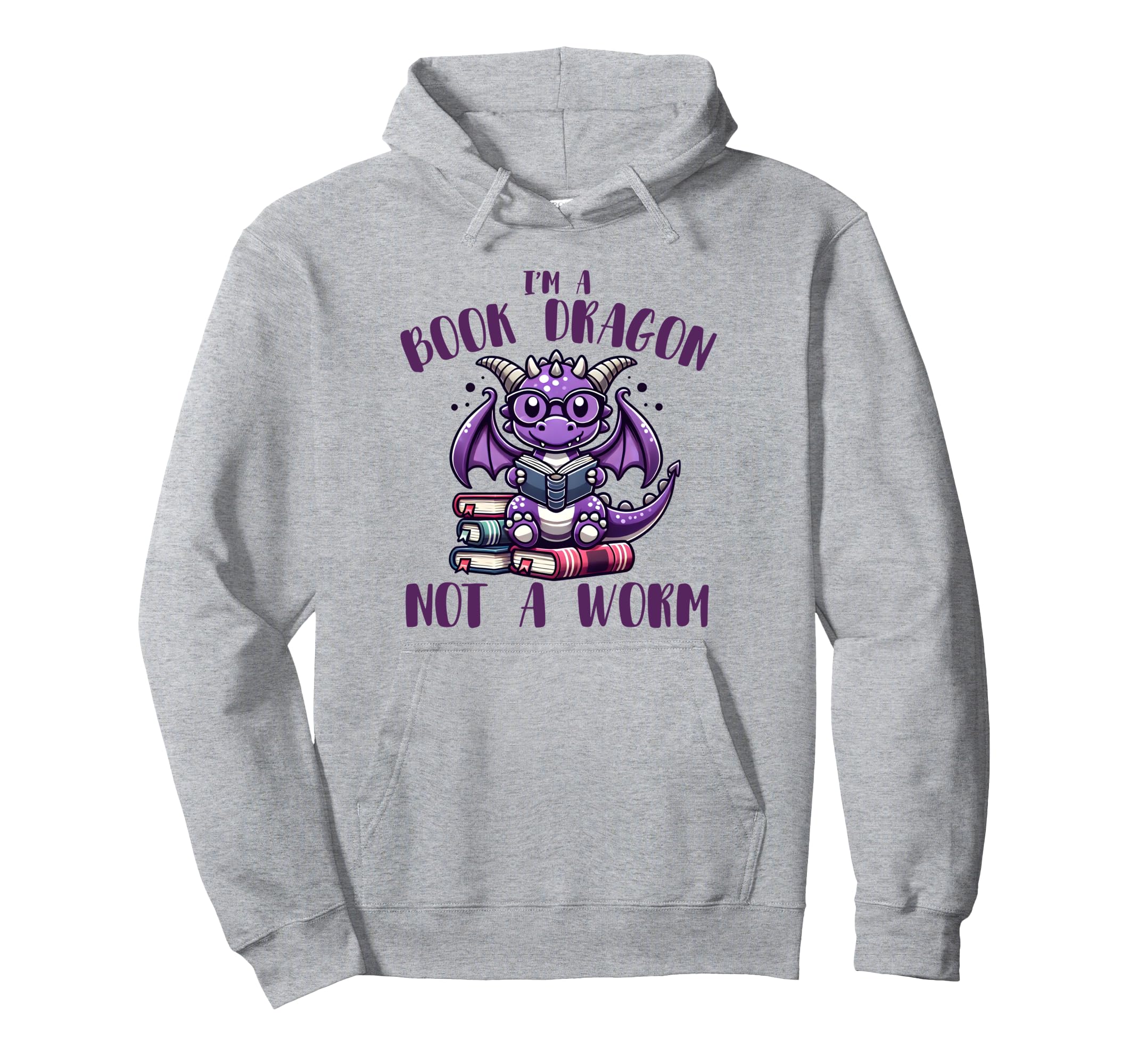 Funny Dragons Reading Im Book Dragon Hoodie - Streetwear Style Men Women - T-Shirt, Sweatshirt, Hoodie