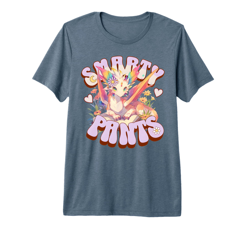 Dragon Smarty Pants Bookworm Book Lover T-Shirt - Aesthetic Graphic Unisex - T-Shirt, Sweatshirt, Hoodie