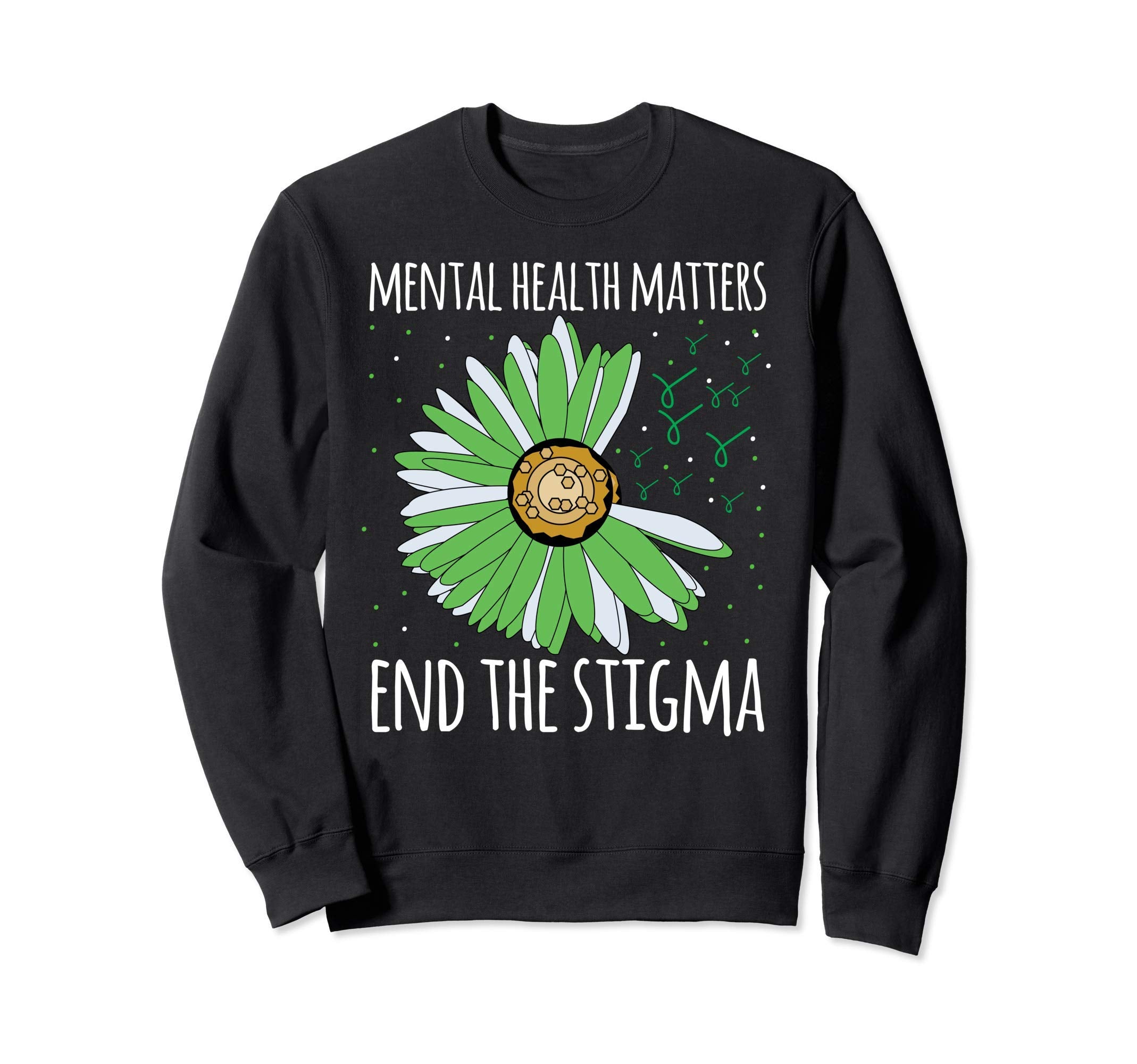 Mental Health Month End Stigma Mental Sweatshirt - Custom Art Print Unisex - T-Shirt, Sweatshirt, Hoodie