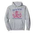 Hold Partner Im Overstimulated Hoodie - Aesthetic Graphic for Adults - T-Shirt, Sweatshirt, Hoodie