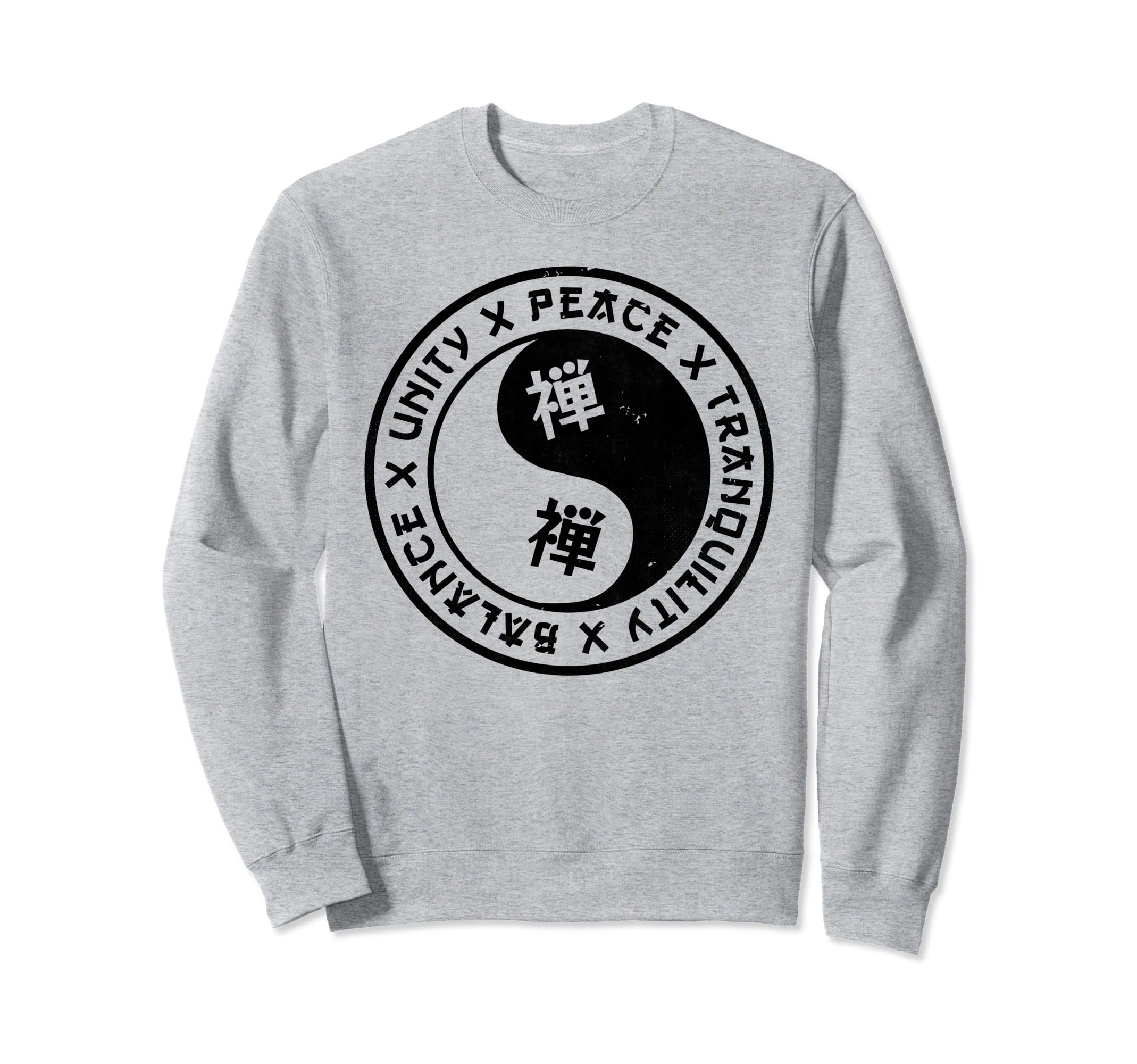 Yin Yang Balance Unity Peace Sweatshirt - Aesthetic Graphic Unisex - T-Shirt, Sweatshirt, Hoodie