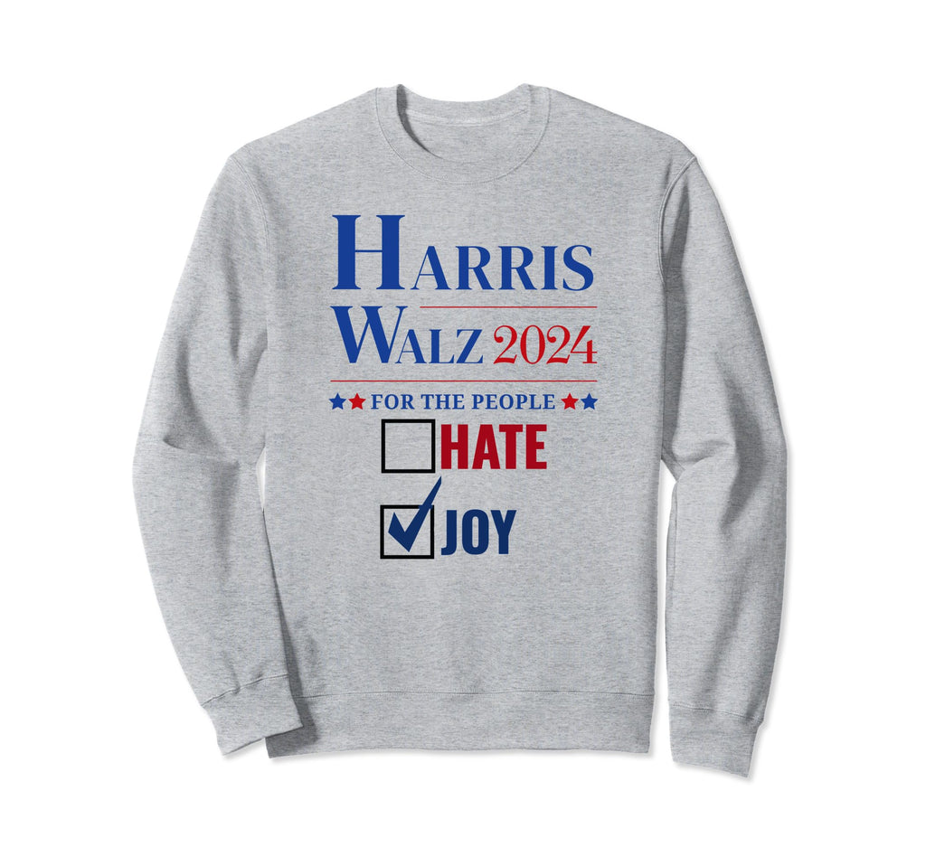 Harris Walz 2024 People Vote Sweatshirt - Novelty Apparel for Adults - T-Shirt, Sweatshirt, Hoodie
