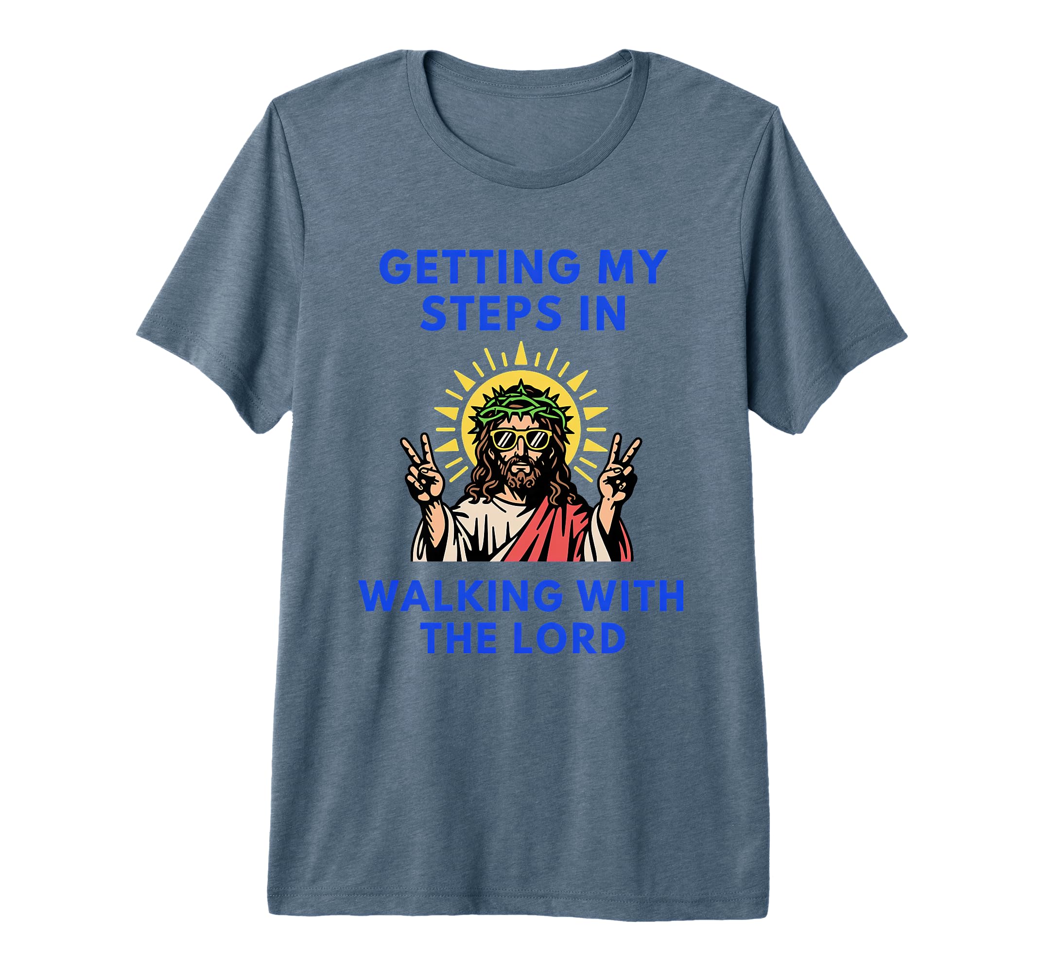 Getting My Steps Walking Lord Jesus T-Shirt - Unique Graphic for Adults - T-Shirt, Sweatshirt, Hoodie