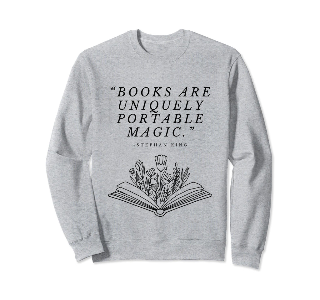 Famous Author Wildflower Book Sweatshirt - Fun Novelty Design Unisex - T-Shirt, Sweatshirt, Hoodie