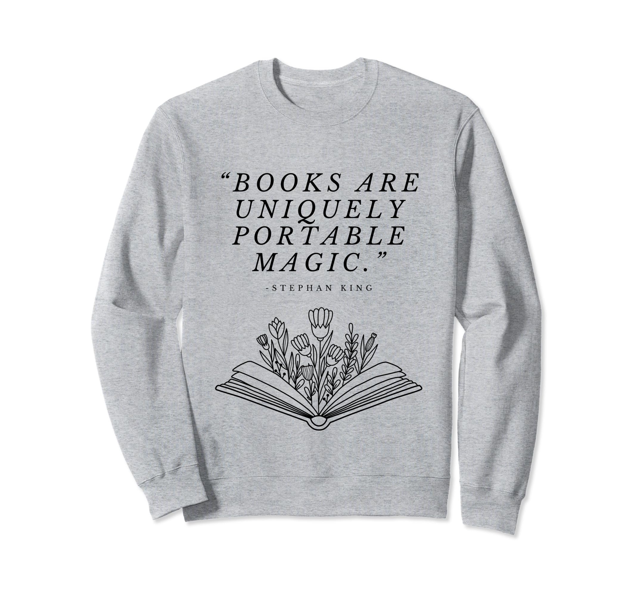 Famous Author Wildflower Book Sweatshirt - Fun Novelty Design Unisex - T-Shirt, Sweatshirt, Hoodie