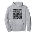 Overthinking Overthinker Funny Hoodie - Casual Everyday Wear for Adults - T-Shirt, Sweatshirt, Hoodie