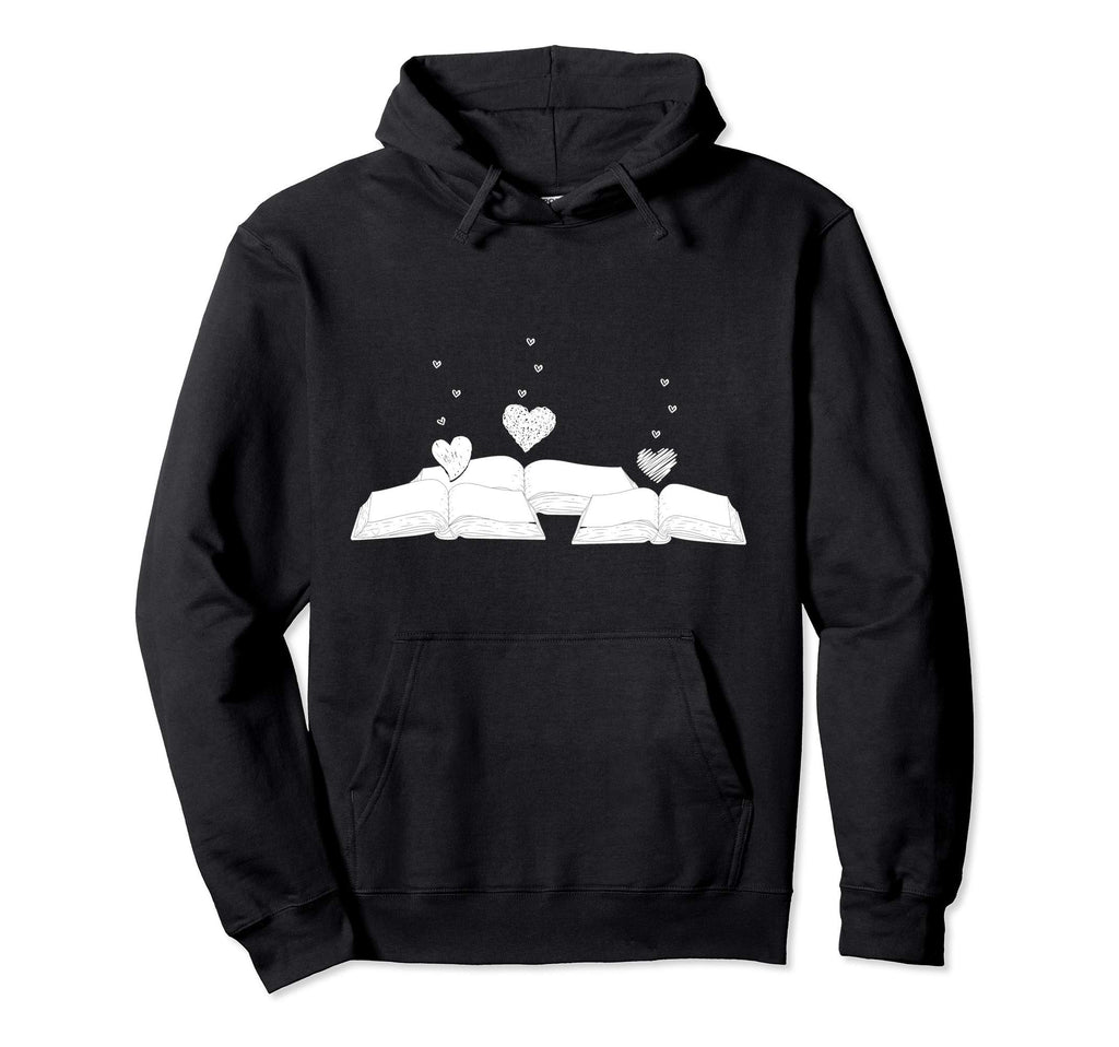 Librarian Book Nerd Gift Bookworm Hoodie - Custom Art Print Men Women - T-Shirt, Sweatshirt, Hoodie