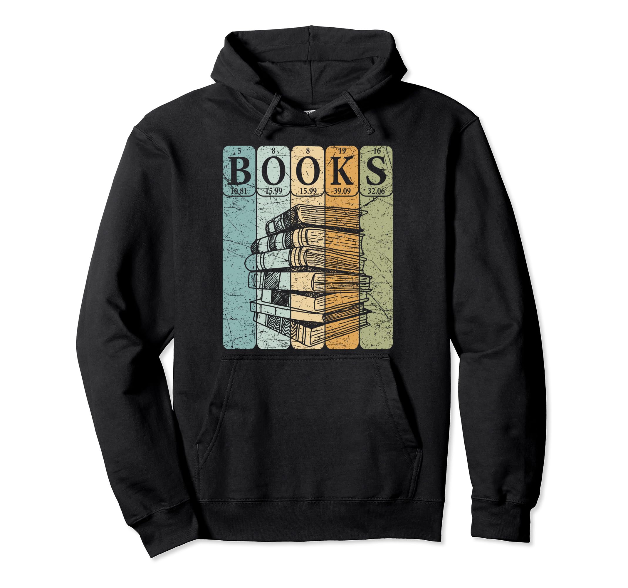 Book Reader Periodic Table Hoodie - Casual Everyday Wear for Adults - T-Shirt, Sweatshirt, Hoodie