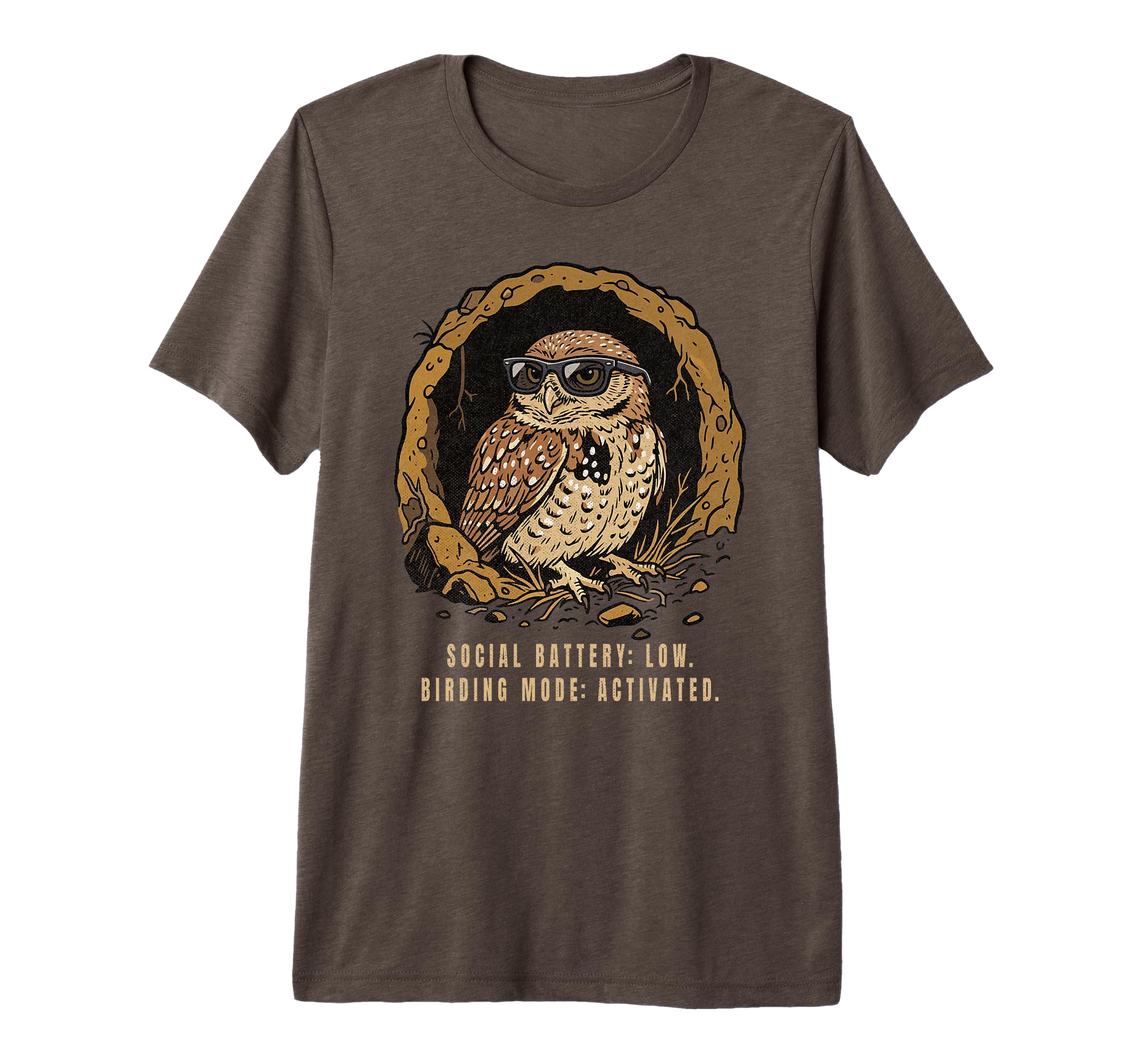 Social Battery Low Burrow Mode T-Shirt - Aesthetic Graphic Men Women - T-Shirt, Sweatshirt, Hoodie