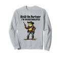 Funny Cowboy Frog Hold Partner Sweatshirt - Fun Novelty Design Men Women - T-Shirt, Sweatshirt, Hoodie