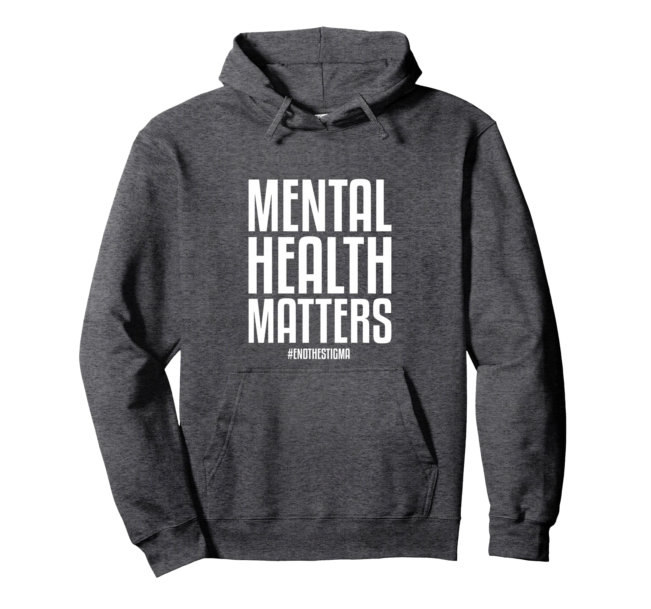Mental Health Matters End Stigma Mental Hoodie - Graphic Print Unisex - T-Shirt, Sweatshirt, Hoodie