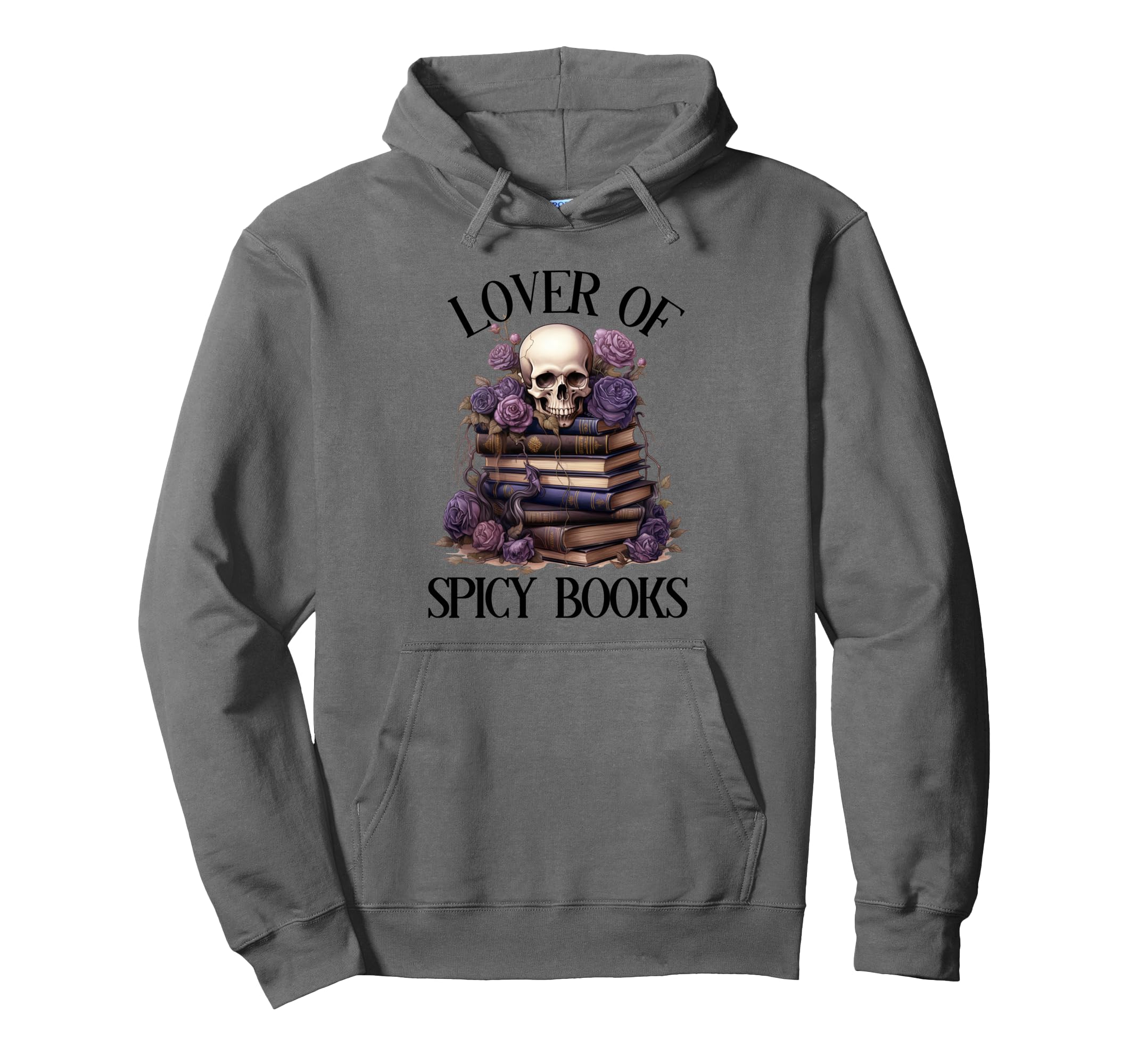 Spicy Bookish Dark Romance Book Hoodie - Fun Novelty Design for Adults - T-Shirt, Sweatshirt, Hoodie