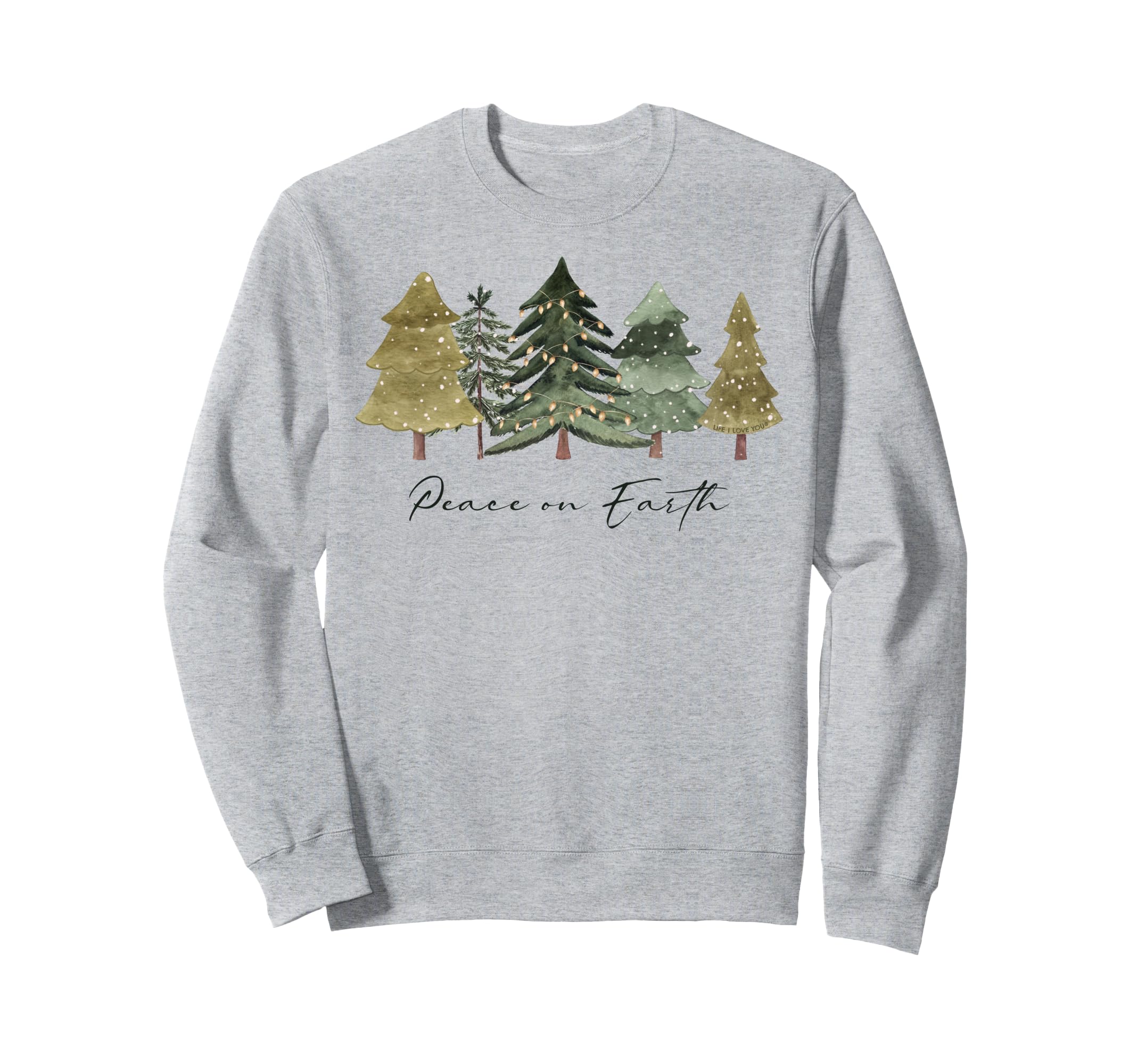 Winter Trees Nature Holiday Peace Sweatshirt - Streetwear Style Unisex - T-Shirt, Sweatshirt, Hoodie