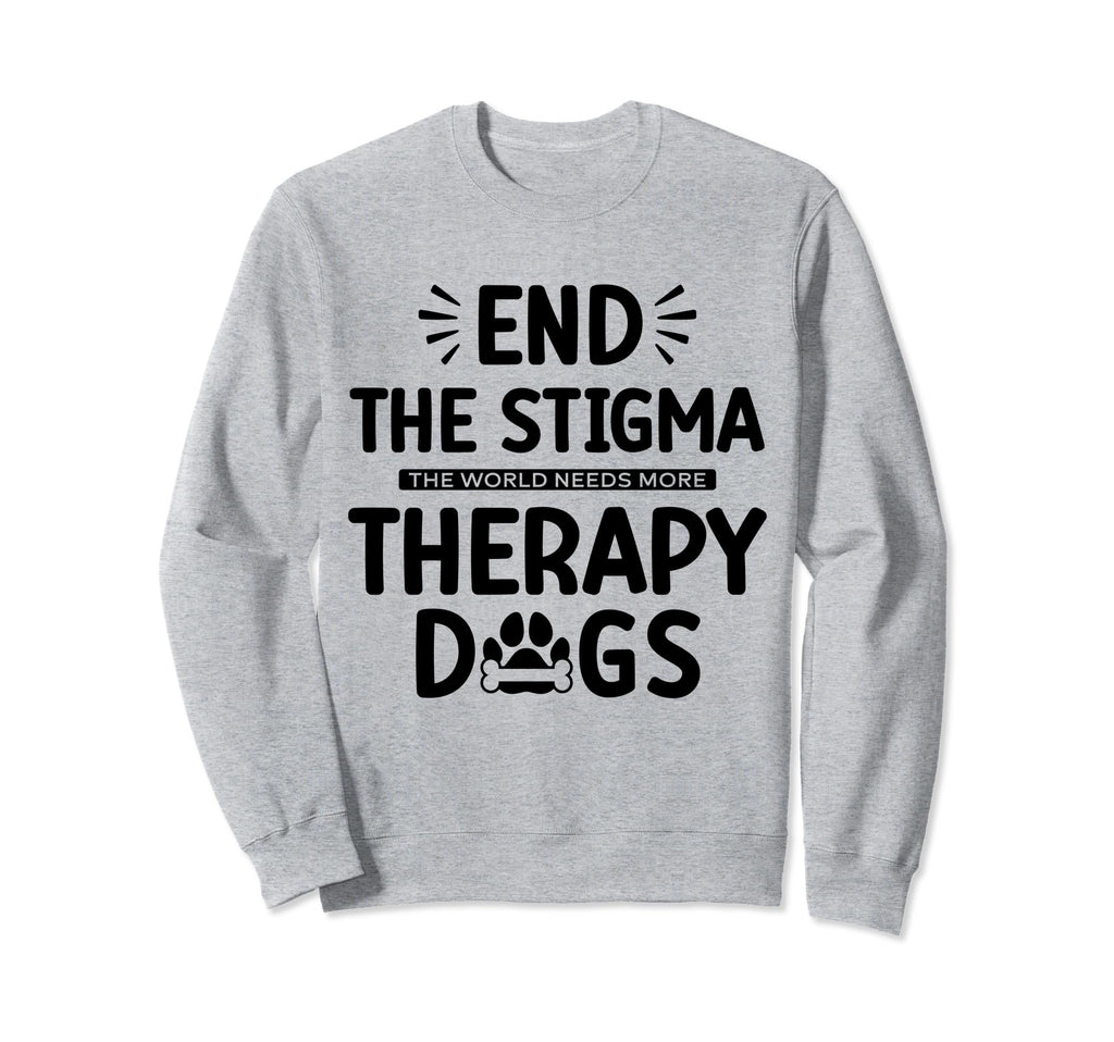 Therapy Dog Team Therapy Dog Mom Dad Sweatshirt - Graphic Print Men Women - T-Shirt, Sweatshirt, Hoodie