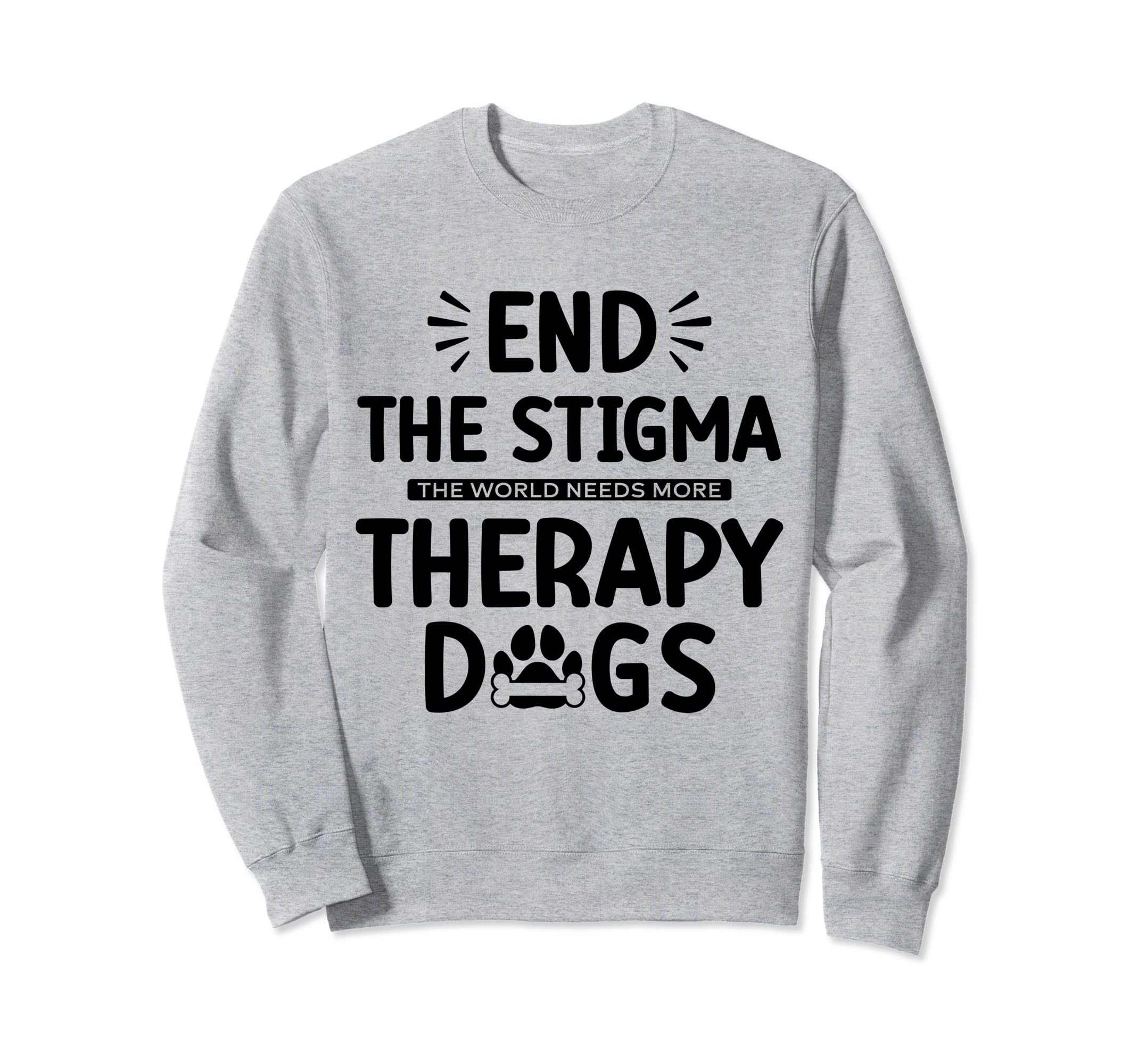 Therapy Dog Team Therapy Dog Mom Dad Sweatshirt - Graphic Print Men Women - T-Shirt, Sweatshirt, Hoodie