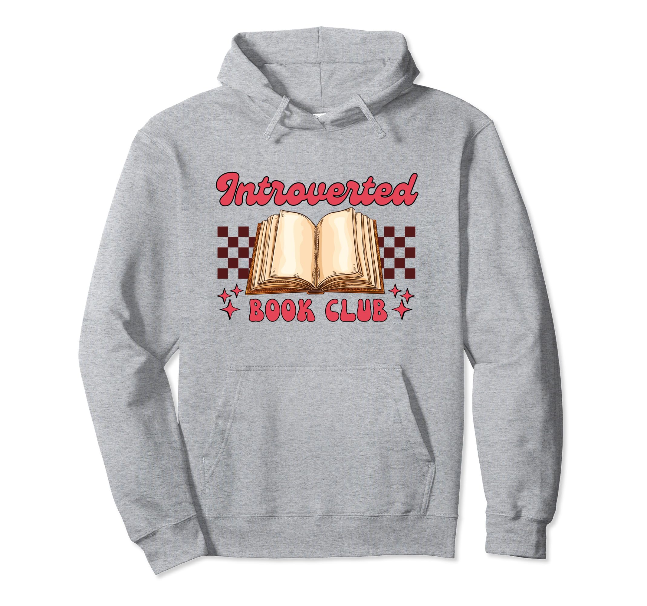 Introverted Book Club Bookish Hoodie - Streetwear Style for Adults - T-Shirt, Sweatshirt, Hoodie