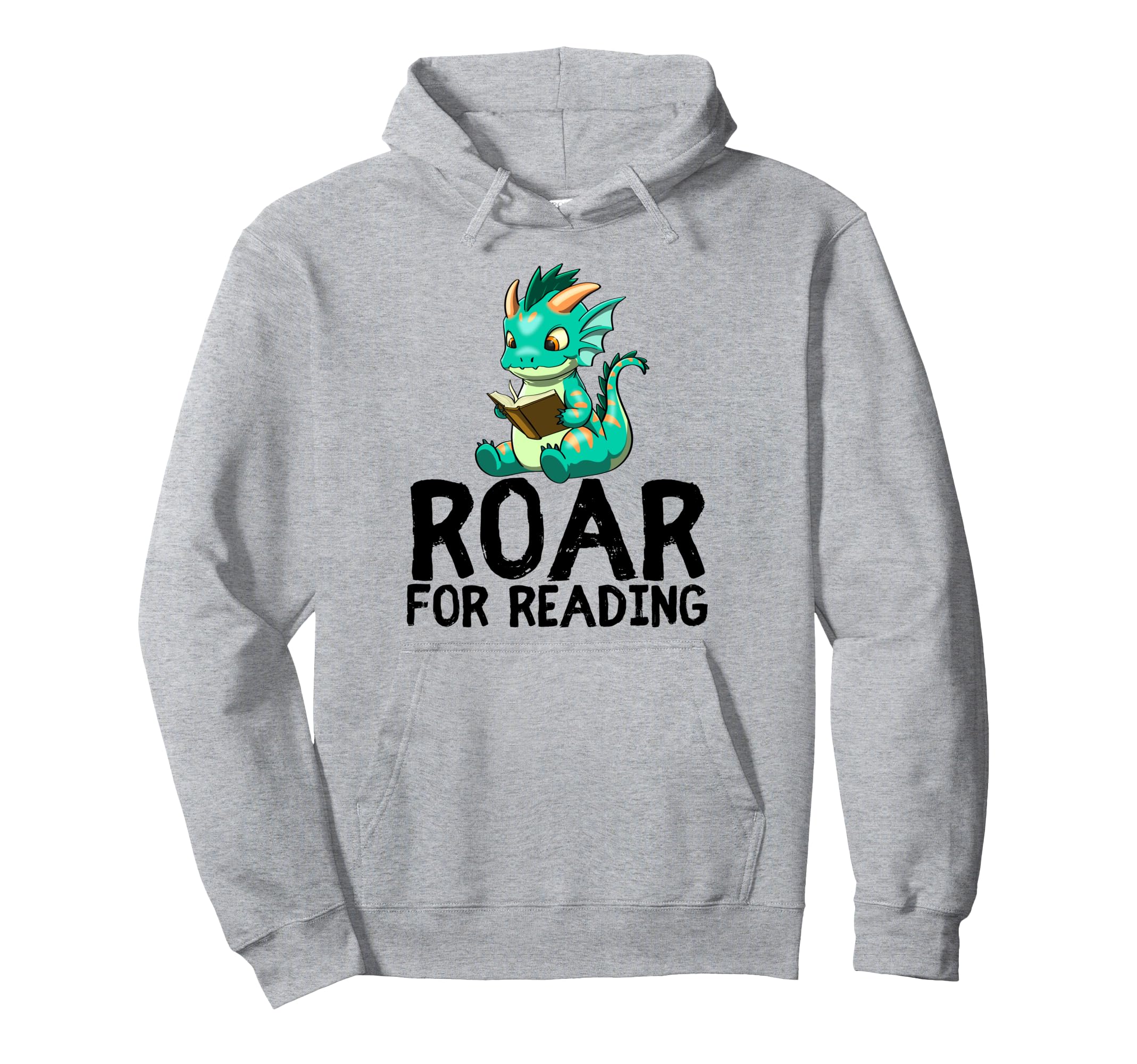 Dragon Reading Book Worm Nerd School Hoodie - Novelty Apparel Men Women - T-Shirt, Sweatshirt, Hoodie