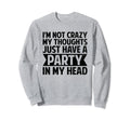 Overthinking Overthinker Funny Sweatshirt - Custom Art Print for Adults - T-Shirt, Sweatshirt, Hoodie