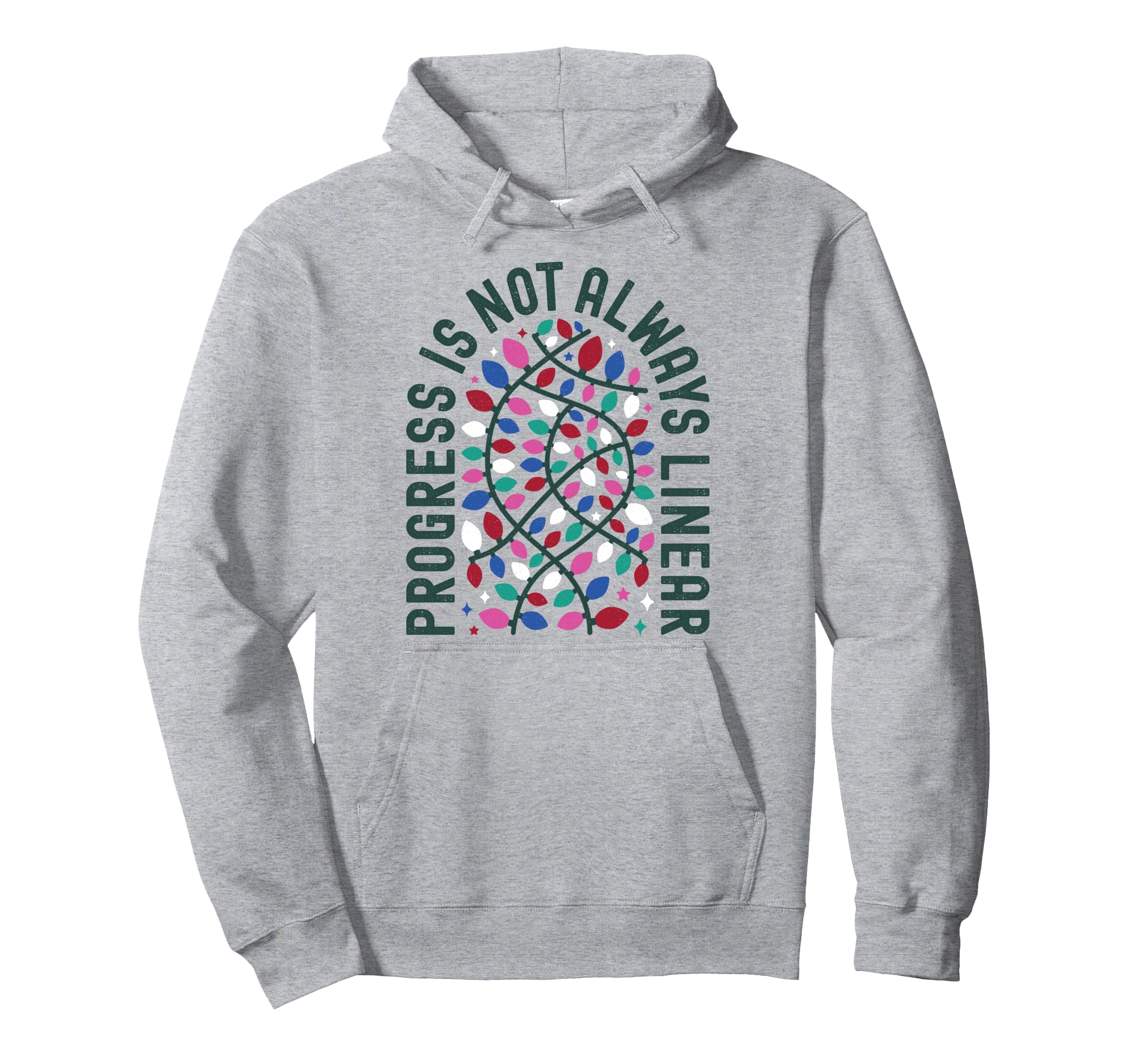 Progress Is Not Always Linear Special Ed Hoodie - Graphic Print for Adults - T-Shirt, Sweatshirt, Hoodie