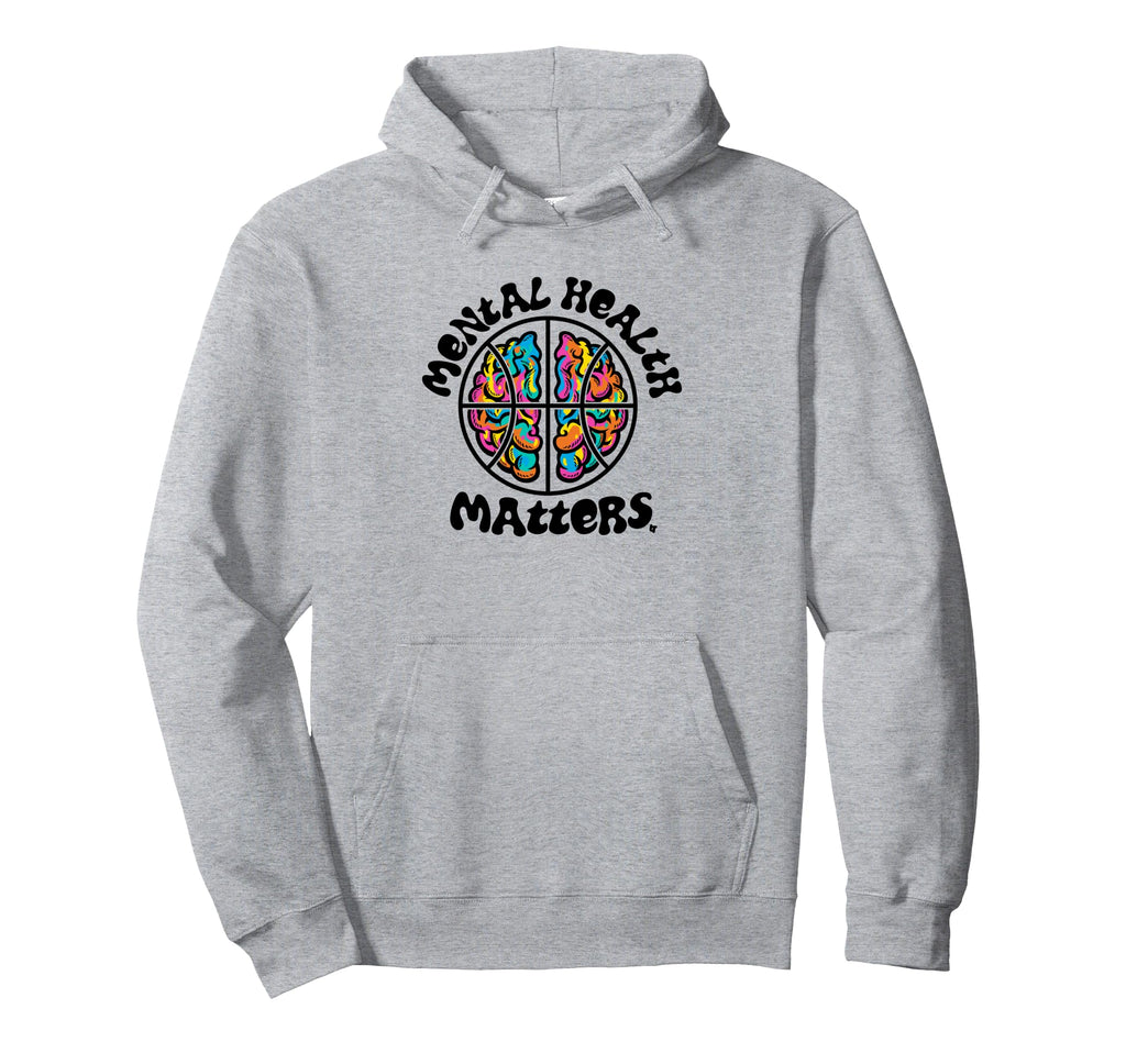Mental Health Matters Basketball Hoodie - Novelty Apparel Men Women - T-Shirt, Sweatshirt, Hoodie