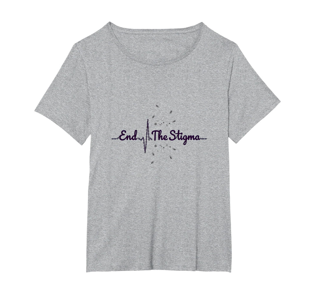 End Stigma Mental Health Awareness T-Shirt - Aesthetic Graphic Unisex - T-Shirt, Sweatshirt, Hoodie