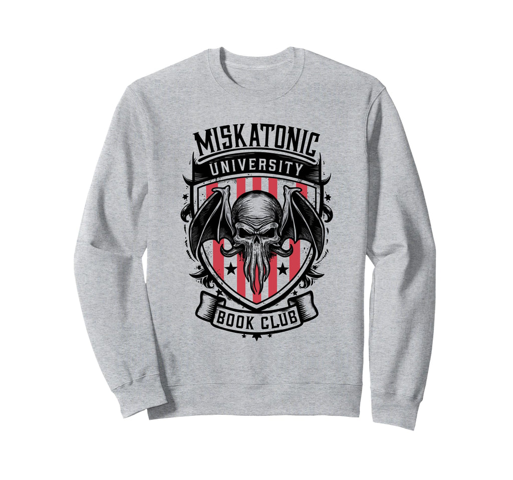 Miskatonic University Book Club Sweatshirt - Minimalist Print for Adults - T-Shirt, Sweatshirt, Hoodie