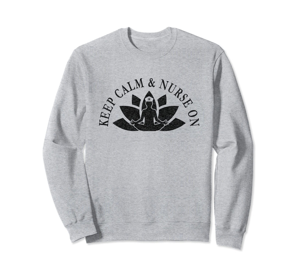 Nursing Job Meditation Relaxation Sweatshirt - Trendy Graphic Men Women - T-Shirt, Sweatshirt, Hoodie