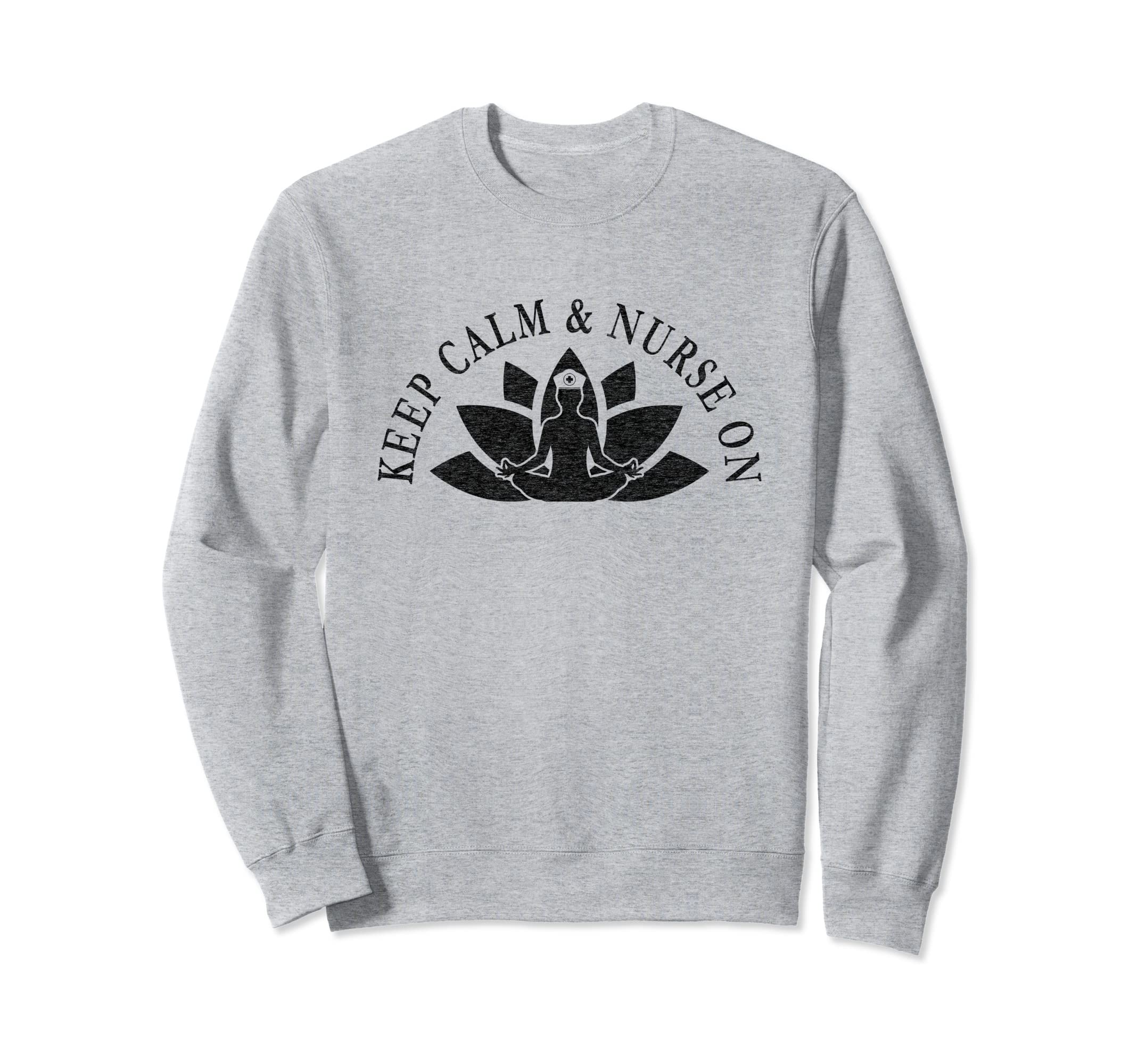 Nursing Job Meditation Relaxation Sweatshirt - Trendy Graphic Men Women - T-Shirt, Sweatshirt, Hoodie
