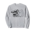 Hedgehog Book Nerd Sweatshirt - Casual Everyday Wear Men Women - T-Shirt, Sweatshirt, Hoodie