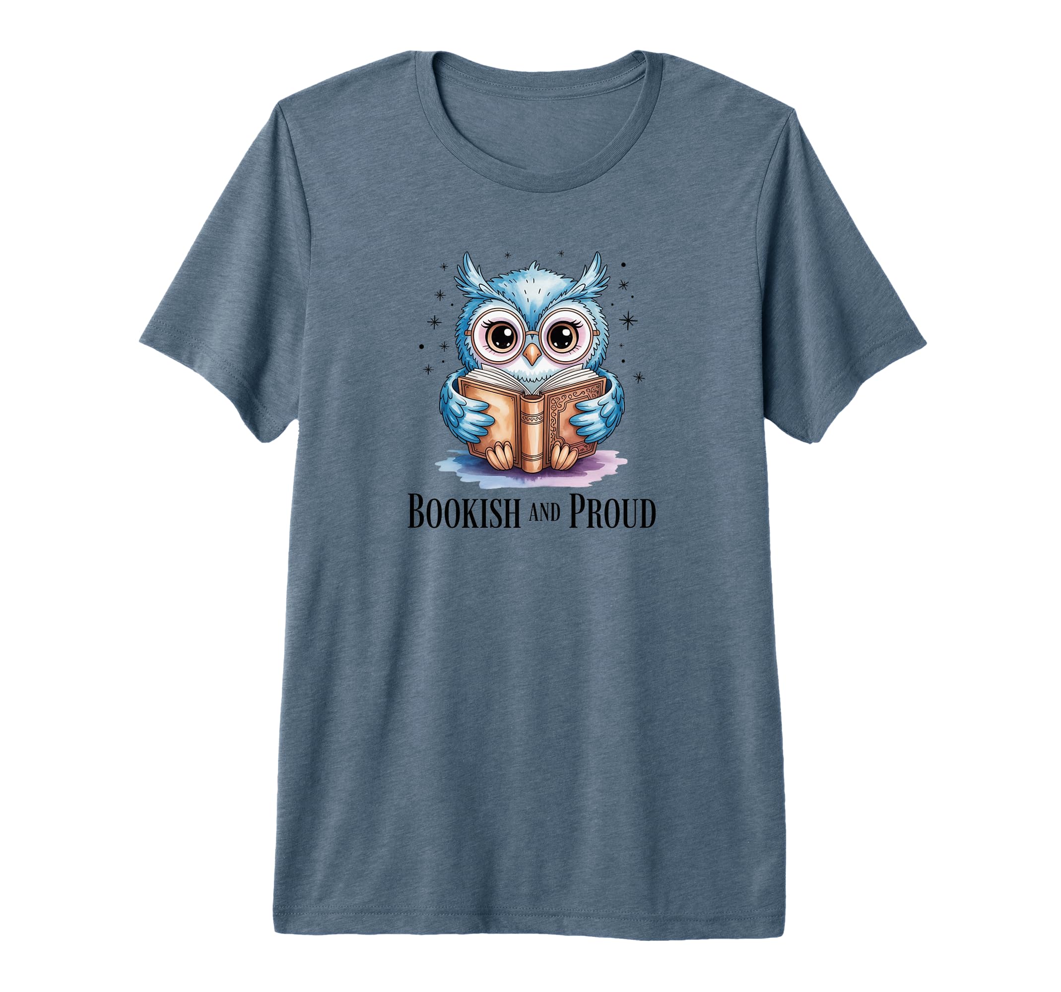 Bookish And Proud Book Lovers Tri Blend T-Shirt - Novelty Apparel Men Women - T-Shirt, Sweatshirt, Hoodie