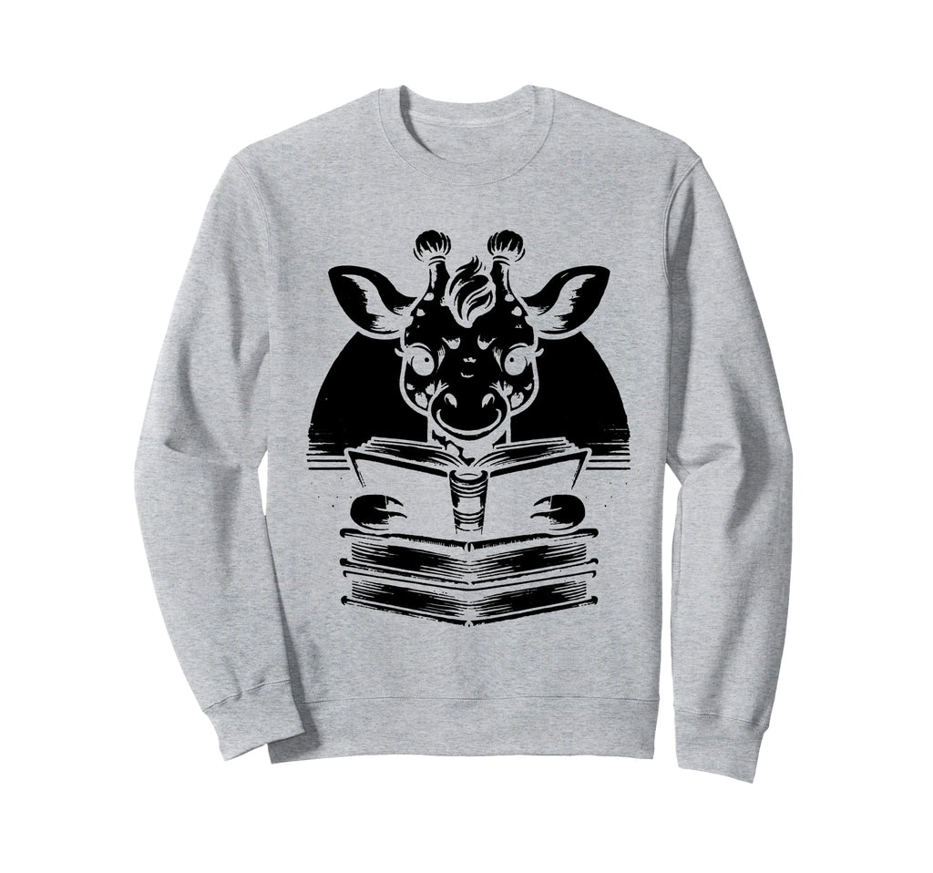 Giraffe Books Bookworm Library Book Sweatshirt - Novelty Apparel Unisex - T-Shirt, Sweatshirt, Hoodie