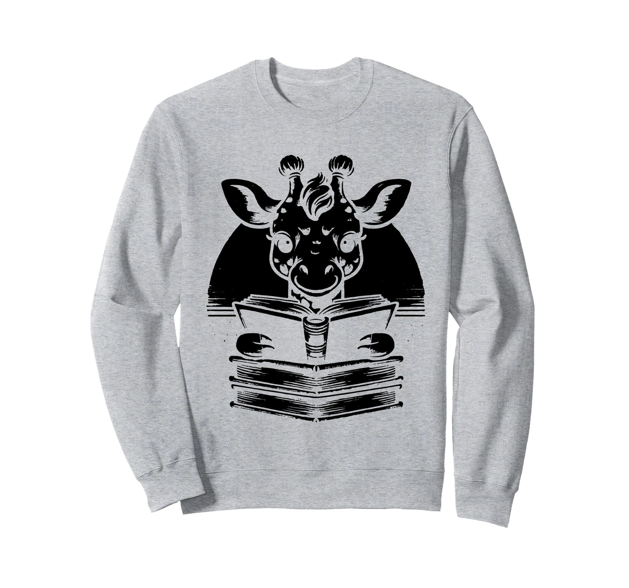 Giraffe Books Bookworm Library Book Sweatshirt - Novelty Apparel Unisex - T-Shirt, Sweatshirt, Hoodie