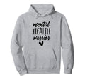 Mental Health Warrior Mental Health Hoodie - Graphic Print Men Women - T-Shirt, Sweatshirt, Hoodie
